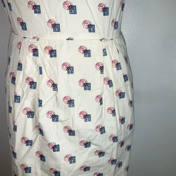 Anthropologie Cream Halter Sheath Midi Dress - Picture 9 of 14